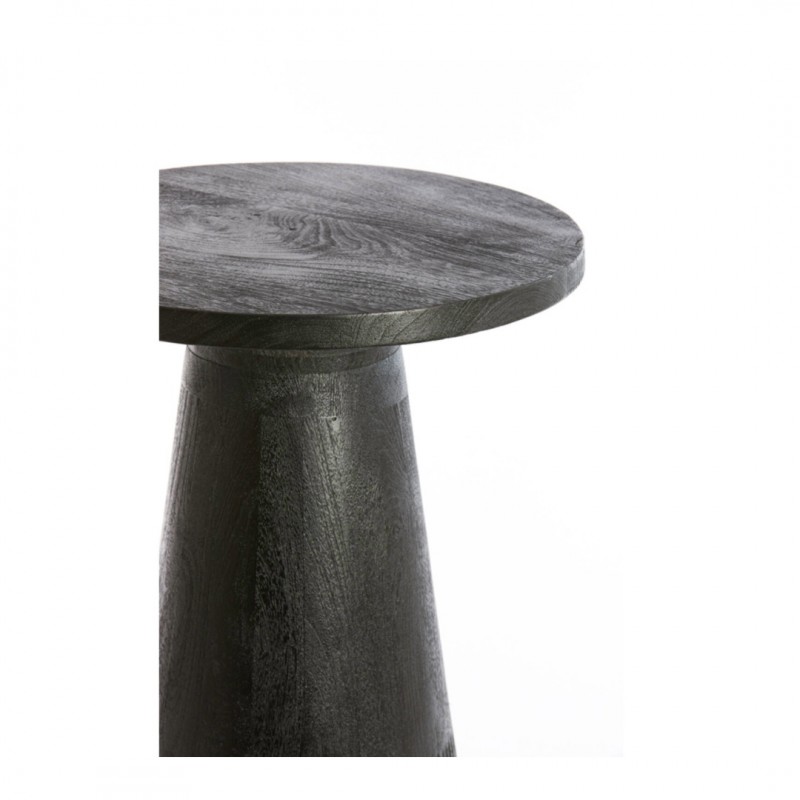 SIDE TABLE PX MATT BLACK WOOD - CAFE, SIDE TABLES